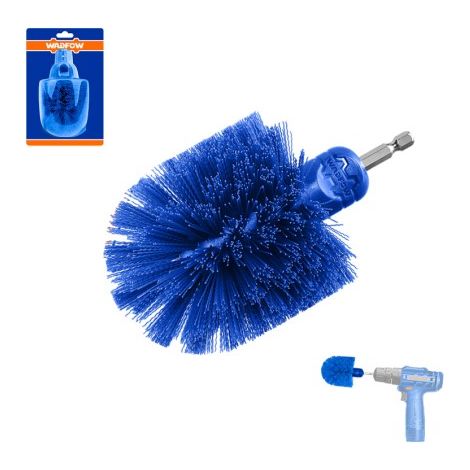 Spazzola per la pulizia delle palline WADFOW con setole medie e gambo esagonale da 1/4" (1/3)