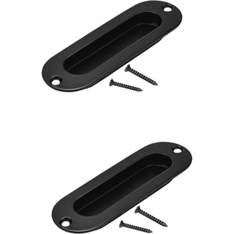 2 Sets Steel Cabinets Sliding Design Handle Moving Simple Decor Doors