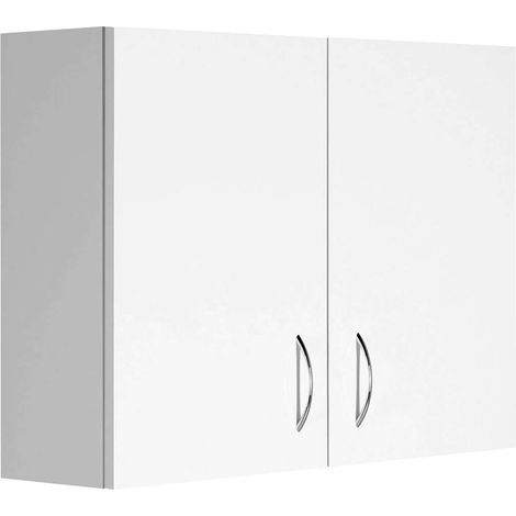 Aqualine Keramia Fresh - Armadietto 60x50x20 cm, 2 ante, bianco 52363 (1/5)