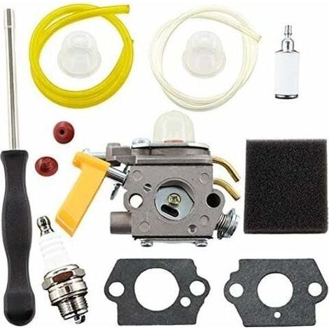 Kit de carburateur pour Ryobi RBC30SESA RBC30SBSA RLT30CESA RLT30SESA RPR3025JA Remplacer ZAMA C1UH60D Ryobi et Homelite 26cc et 30cc Tondeuse et débroussailleuse (1/4)