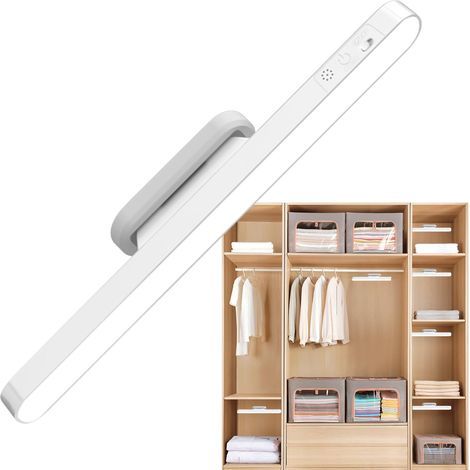 Éclairage LED Sous Meuble - Lampe LED Rechargeable Sans Fil – Éclairage Ambiant - Éclairage d'Ambiance à Commande Tactile Adhésive pour Armoire, Bibliothèque et Placard (1/5)