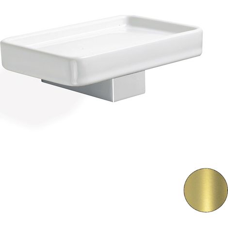 STILHAUS Gea porta sapone ceramica oro codice prod: 000GE0916