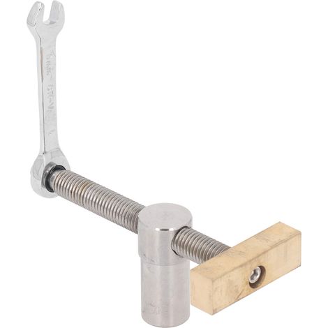 Ensemble d'étau de table pour le travail du bois de 20 mm avec barres de serrage, accessoires de verrouillage et de fixation, et goujons en alliage d'aluminium argenté (1/5)