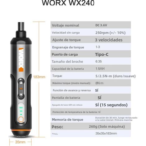 Tournevis électrique rechargeable USB 4V, outil de perçage portable (1/5)
