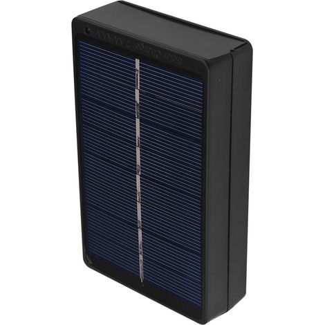 Tragbares 1W 4V Solarladegerät für AA/AAA-Batterien (Schwarz) (1/5)