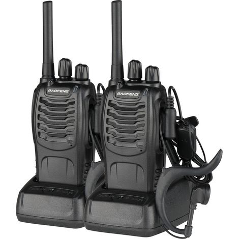 2PCS Talkie walkie USB BF-88E 2pcs 0.5W 1500mAh (1/5)