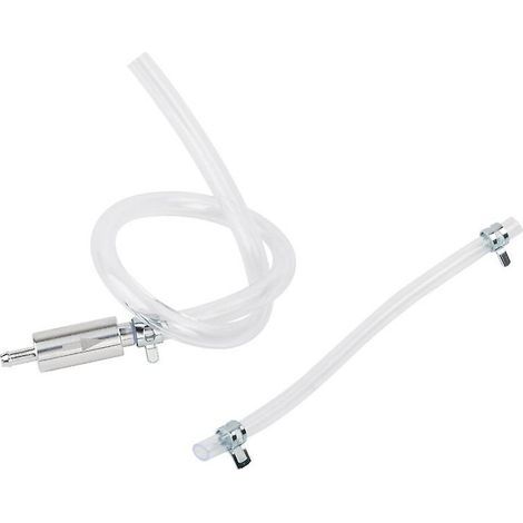 Kit Purge Frein Moto Seringue Aluminium et PVC Tuyau de Purge de Frein Moto Bleeder Pompe à Huile Clapet Anti-retour Kit de Purge de Frein et d'Embrayage 45cm pour Moto Voiture (Transparent) (1/3)