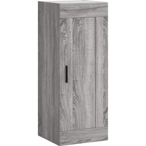 Buffet,Bahut,Armoire murale sonoma gris 34,5x34x90 cm bois d'ingénierie CFW77710 (1/5)