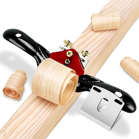 Couteau à raser réglable pour sculpteur sur bois (9 pouces), raboteuse manuelle pour le travail du bois, raboteuse à bois, raboteuse pour le travail du bois, bois dur (1/5)