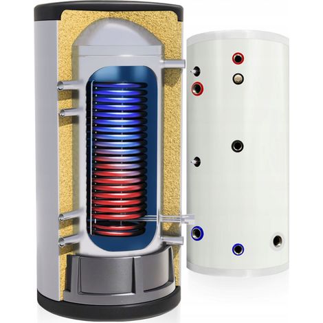 Warmwasserspeicher 100 L – Edelstahl – Wärmetauscher 1,8 m² – Boiler (1/3)