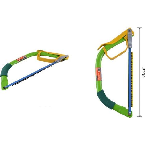 TRADE SHOP - Sega Seghetto Ad Arco Archetto A Mano In Acciaio 30cm 12" Segaccio Taglio 90181 -