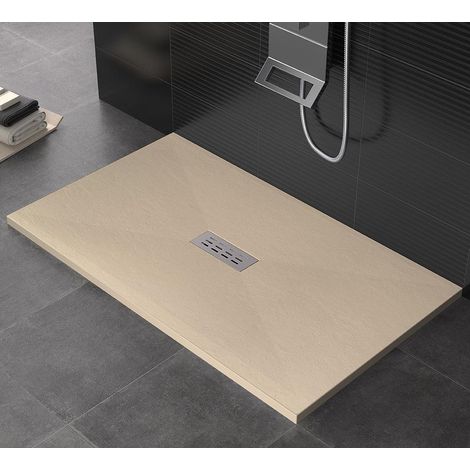 Piatto Doccia 90x90 cm in Pietra Bonussi Eden Crema (1/5)