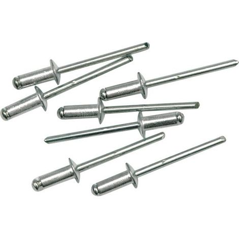 Aluminiumnieten 4,0 x 8 mm, 50 Stück.