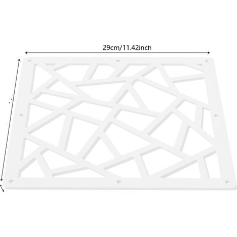 Biombo plegable, diseño moderno calado, juego de 12 paneles, geometría irregular. (1/2)