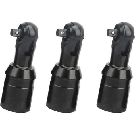 3 têtes de clé à cliquet 3/8" carré 10 mm, robustes, pour clé à cliquet électrique sans fil, outil de qualité industrielle (1/5)