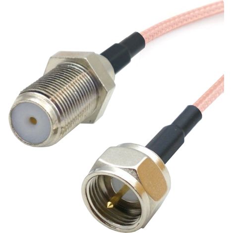 Cavo di collegamento con spina F / presa F RG179 75 ohm 2 m