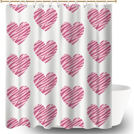 Rideau de bain en polyester 180x180 design housse de baignoire pour maison secondaire (1/5)