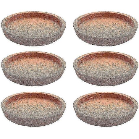 6er-Pack Korkuntersetzer, 10 cm Durchmesser, saugfähig, hitzebeständig, rund, für die meisten Tassenarten im Büro oder Zuhause – ideal.-wood color (1/5)