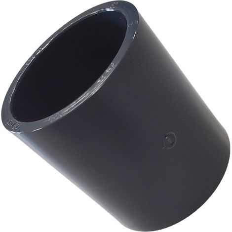Raccord d'évacuation PVC – Manchon à coller femelle-femelle – Diamètre 50mm – Pression maximale 5 bars – Pour chantiers humides – Piscineo