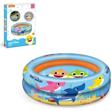 Mondo 2 Ring Pool, Piscina Gonfiabile Unisex Bambini, Azzurro Arancione, Diametro 100 centimetri