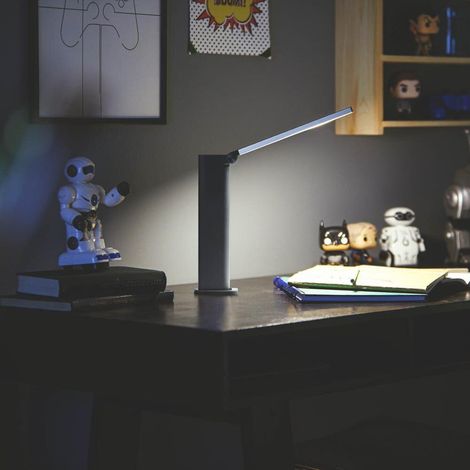 Philips LED Akku Tischleuchte Amber in Schwarz 5W 120lm (1/5)