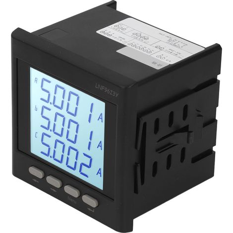 Dreiphasen-Digitalvoltamperemeter mit LCD-Smart-Display zur Anzeige von AC/DC-Spannung und -Strom (80–270 V) – Industriesteuerung (1/5)