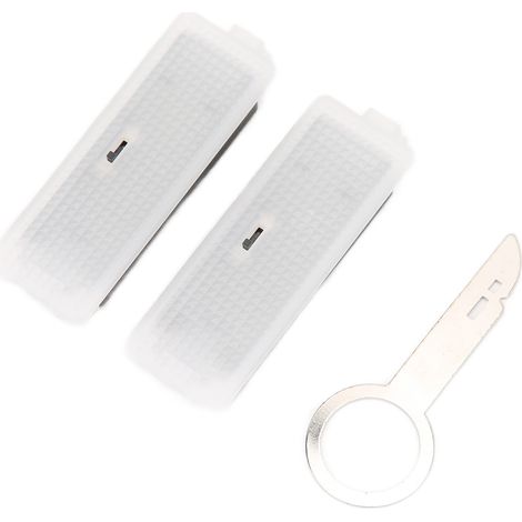 2 pièces Lampe de seuil de porte LED pour voiture, 3 couleurs lumineuses, remplacement pour X3 X5 X6 (1/5)