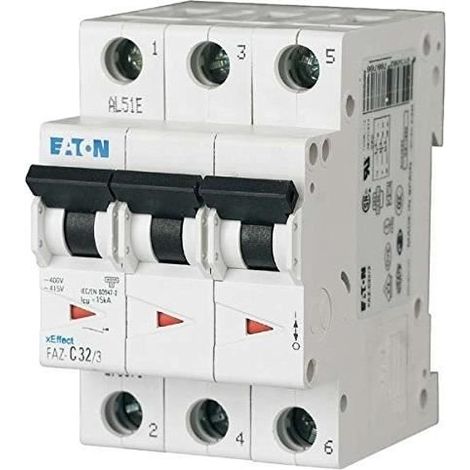 Interruptor Eaton k63/3 63A 15kA 3 polos