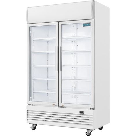 Armoire Réfrigérée Positive 2 Portes Vitrées 950 litres - Polar (1/5)