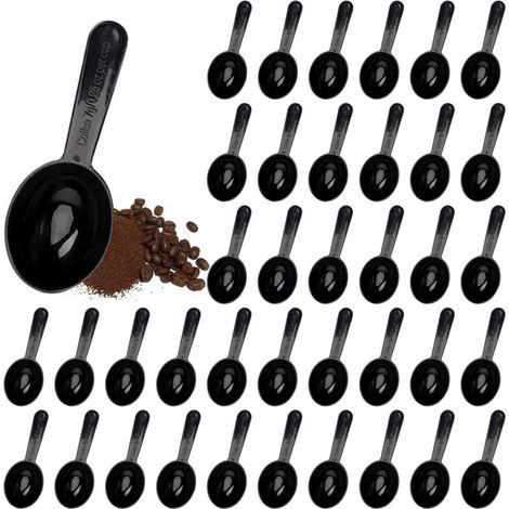 Ahlsen Messlöffel, 40 Stück, Messlöffel, Messlöffel, Messlöffel, Gramm-Messlöffel, Kaffee-Messlöffel für Kaffeebohnen, Proteinpulver