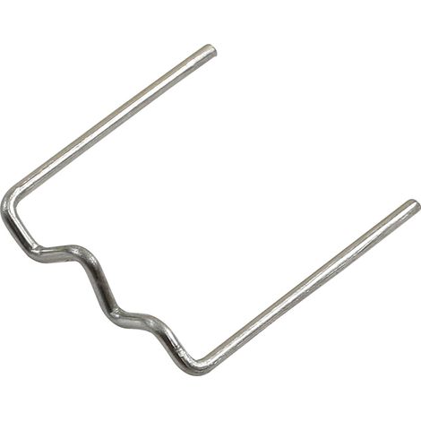 KS Tools Reparaturklammer U-Form, legierter Stahl, Ø 0,8 mm, 50 Stück - 150.1063 (1/2)