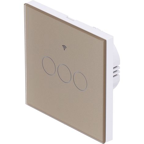 Interrupteur tactile triple Tuya Zigbee (norme européenne), 100–240 V, 50/60 Hz (1/5)