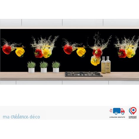 Crédence : Bain de Poivron 2 - Alu composite - 120 - 60 (1/3)