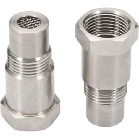 2 extensiones de sensor Lambda M18 x 1,5 mm con filtro O2, adaptador de sonda Lambda de 45 mm para sistema de escape de coche, accesorios M18 x 1,5 mm. (1/5)