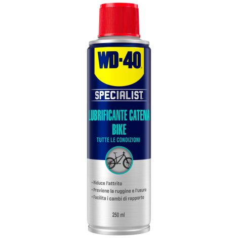 WD 40 SPECIALIST BIKE LUBRIFICANTE CATENA PER TUTTE LE CONDIZIONI 250 ML