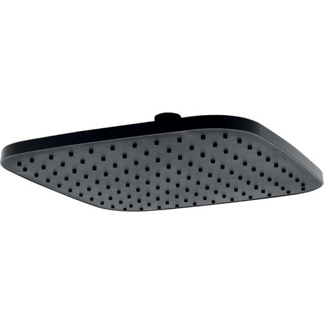 Novaservis Soffioni doccia - Soffione, 23x23 cm, nero opaco RUP/580,5