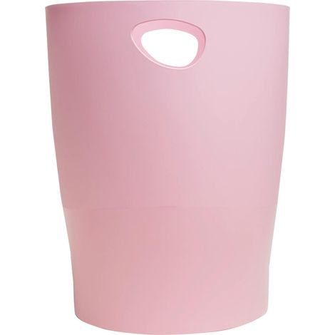 Corbeille à papier Ecobin Exacompta gamme AutentiK - rose