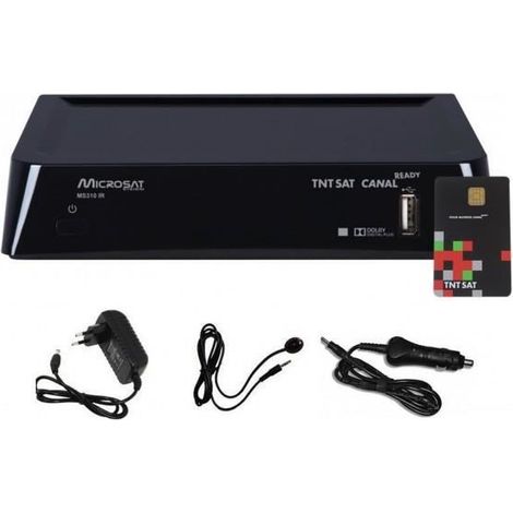 Récepteur TNTSAT Microsat MS310IR 12V + CARTE TNTSAT 4 ANS MODELE
