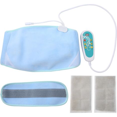 Ceinture chauffante électrique pour la taille, masseur abdominal vibrant à moxibustion, prise 100-240 V. (1/5)