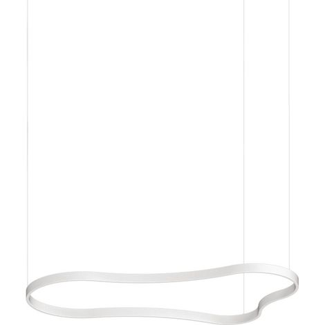 Ideal Lux WAVES Plafonnier LED intégré 155 cm Blanc 3000 K