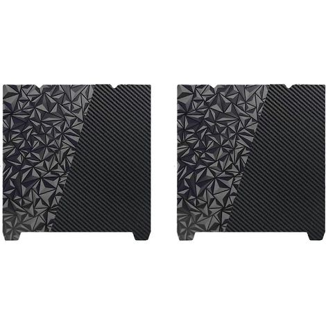 2X Plataforma de impresora 3D H1H K1 K1C Lámina 235x235mm,Placa de construcción H1H lisa Cama de impresión de acero para muelles,D()