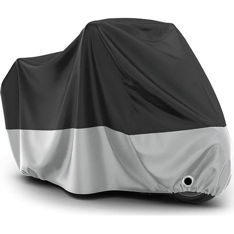 Moto Spécial Housse Exterieur Protection, pour MP3 500 HPE Hiver Été Imperméable Bâche Anti Vent UV avec Trous de Verrouillage,XXXL (1/5)