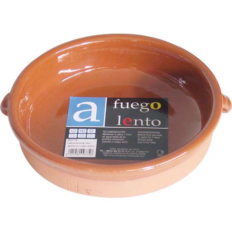CAZUELA BARRO REDONDA 2 ASAS 20 CM. - EHLIS (1/3)