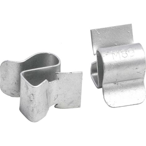 Rs Pro – Clip pour rebord de poutre en acier – Épaisseur de bride 4 à 7 mm – Plage diamètre câble 8 à 9 mm – Pack de 25 unités