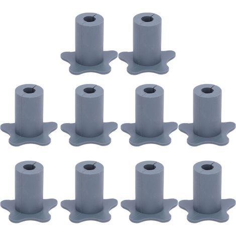 Kit de routage en Silicone avec œillets muraux pour câble Satellite, pour antenne 5/8 pouces 16mm, gris. (1/5)