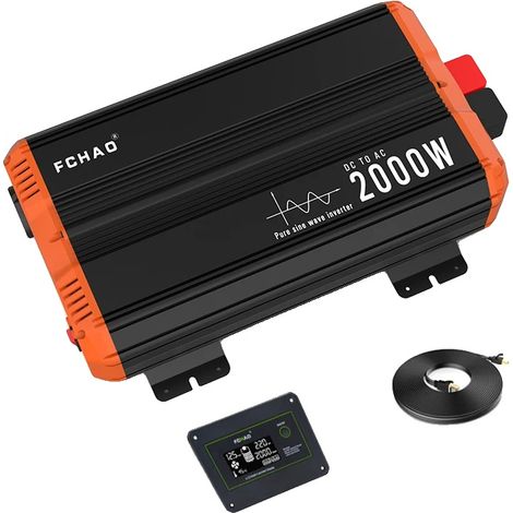Inverter, onda sinusoidale pura, design compatto, PST-2000W-12V (1/2)