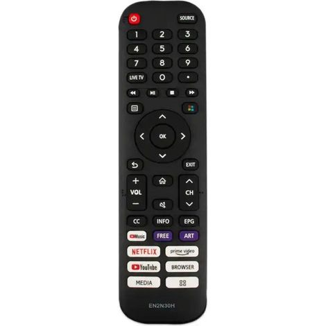 TÉLÉCOMMANDE POUR HISENSE EN2N30H EN2G30H 43AE7000F 43AE7010F 43A7100F (1/4)