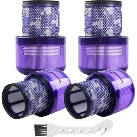 Lot de 4 pour Filtre Dyson v11 Pièces de rechange, compatibles avec les aspirateurs pour Dyson V11,V15,SV14,SV17,SV22, type pour Filtre dyson v15 detect Pièces de rechange (1/5)