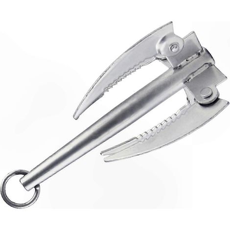 Coupe-herbe pliable à 4 griffes, arrache-racines et désherbeur, faucille pour plantes aquatiques, tondeuse à gazon manuelle pour pelouses (1/5)