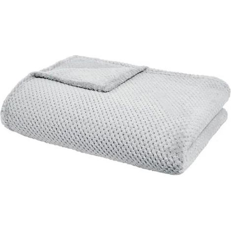 Today Plaid Luxe tacto seda 150x200 cm ligero y cálido (1/3)